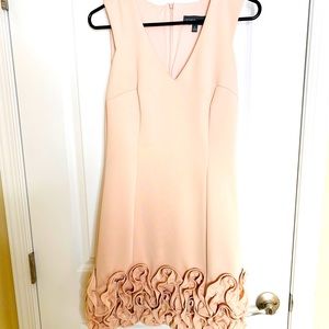Blush Ruffle Hem dress